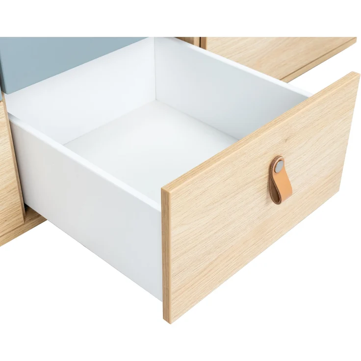 6-teiliges Babymöbel-Megaset »Roofy« mit 2-trg. Kleiderschrank, Salbei / Nagano Oak, Arthur Berndt – Bild 7