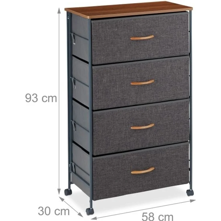 Schubladenschrank mit Rollen – Bild 4