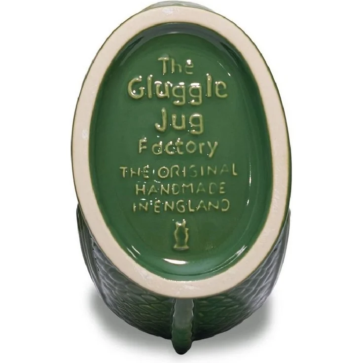 Gluckigluck Wasserkaraffe, (Original Gluggle Jug aus England), mit Gluckergeräusch, handgefertigt, ikonisches Fisch-Design, 1,2 L – Bild 3