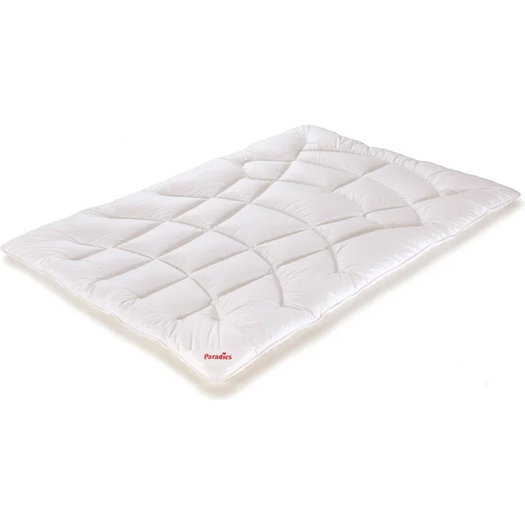 Paradies Kunstfaserbettdecke Runa Bio, Füllung: 100% Polyester, Bezug: 100% Bio-Baumwolle (kbA), extra voluminöse & kuschelige Ganzjahresbettdecke, vegane Daunendecke – Bild 2