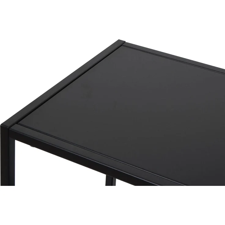 Regal HWC-P98, Wohnregal Standregal Ablageregal, Industrial Metall 80 x 80 x 30 cm ~ schwarz – Bild 4