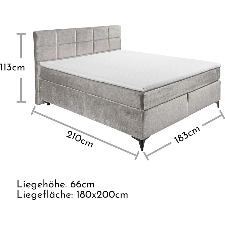 Navarra Boxspringbett von ED Exciting Design: Dein Tor zu himmlischem Schlaf – Bild 3