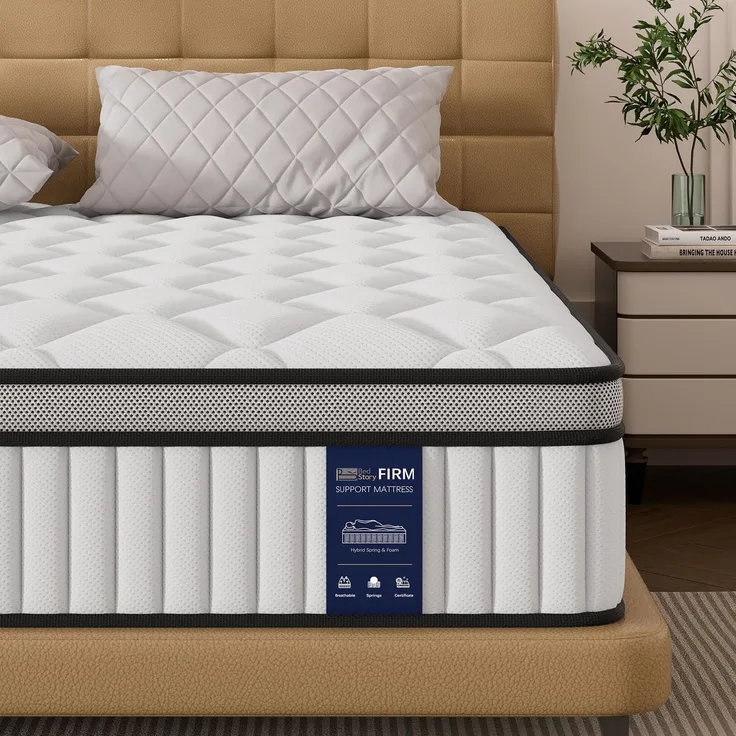 BedStory Matratze 90x200 cm,Taschenfederkernmatratze Höhe 26cm,Orthopädische Matratze mit Komfortschaum H3&H4 Härtegrad,Federkernmatratze für Erwachsene Öko-Tex Zertifiziert & CertiPUR Zertifiziert