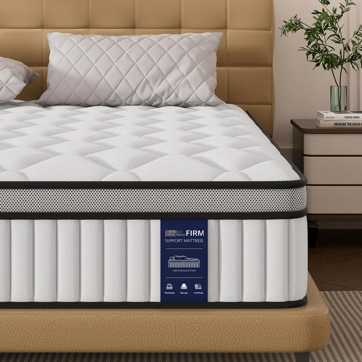 BedStory Matratze 90x200 cm,Taschenfederkernmatratze Höhe 26cm,Orthopädische Matratze mit Komfortschaum H3&H4 Härtegrad,Federkernmatratze für Erwachsene Öko-Tex Zertifiziert & CertiPUR Zertifiziert