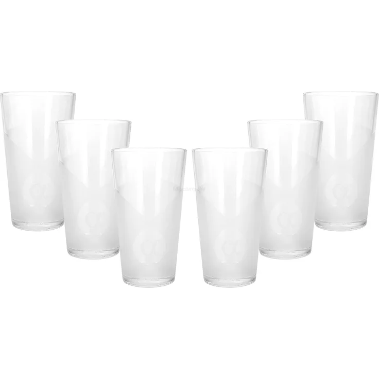 Alpha Noble Vodka Longdrink Glas Gläser Set - 6x Gläser 2/4cl geeicht