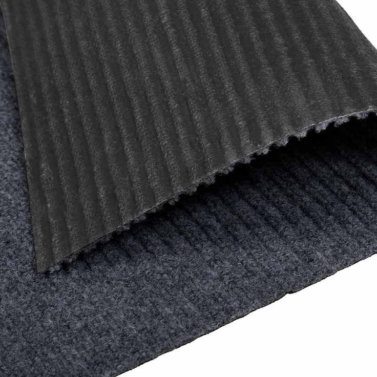 vidaXL Teppichläufer Grau 80 x 200 cm Stoff 42011416 – Bild 6