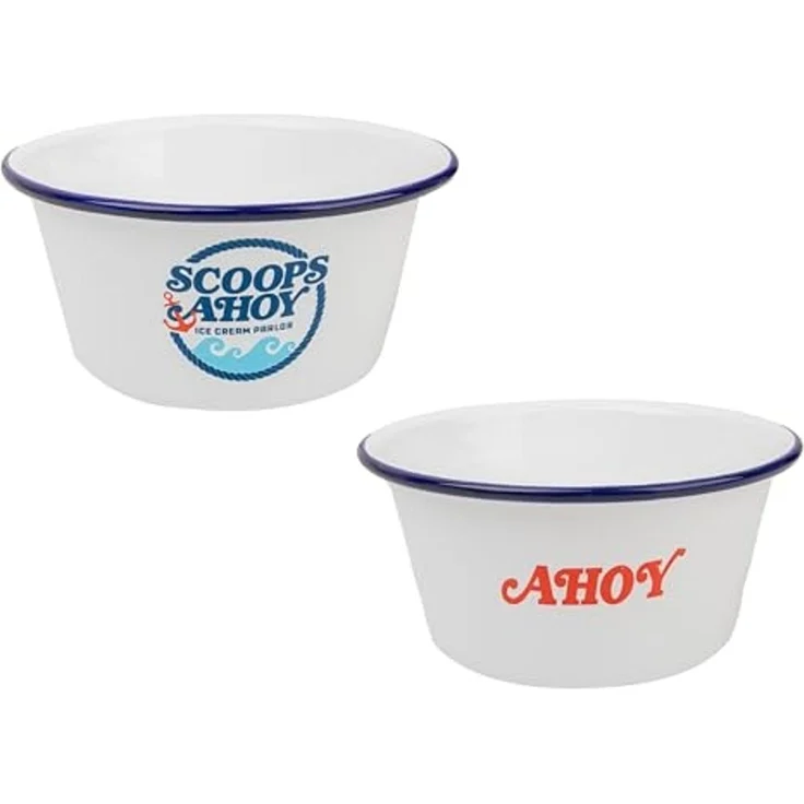 Cinereplicas Suppenschüssel Stranger Things Eiscreme-Schüssel mit Matrosenmütze Scoops Ahoy – Bild 4