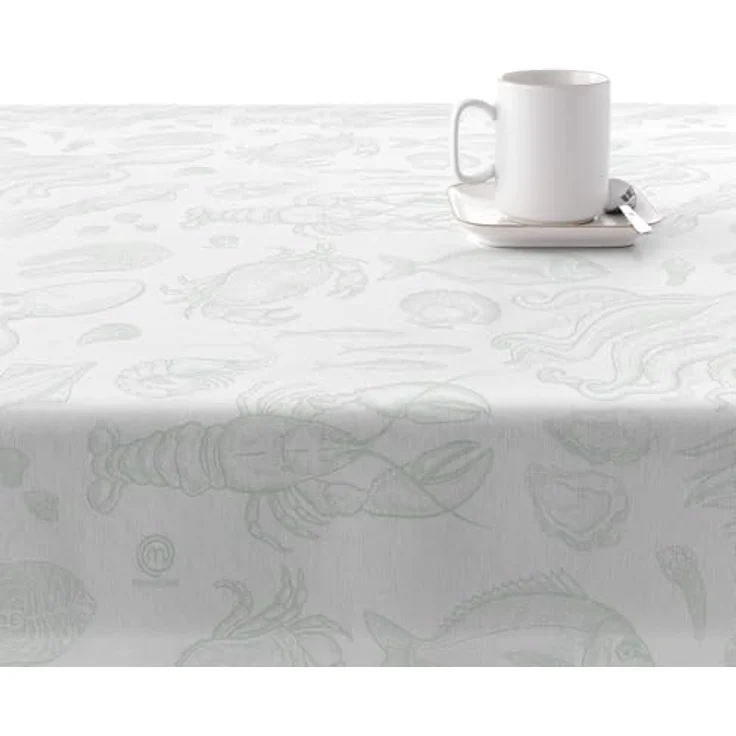 Belum Tischdecke aus Kunstharz, schmutzabweisend, Größe: 300x140 cm, Modell: 0400-35, Stoff: 100% Baumwolle, Nicht Wachstuch, sehr weich, wasserdicht, flüssigkeitsabweisend – Bild 2