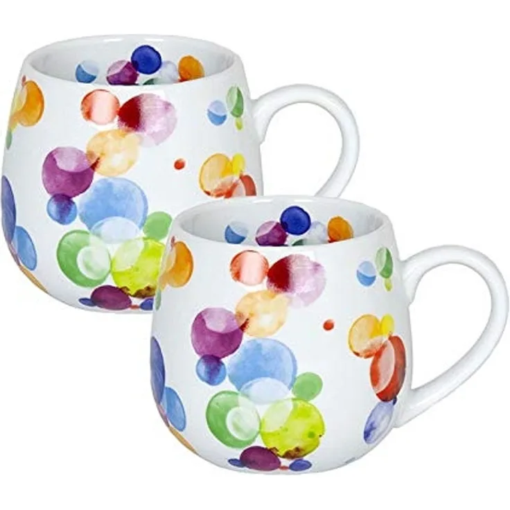 Könitz Porzellan Kuschelbecher Set "Bubbles" 2 teilig
