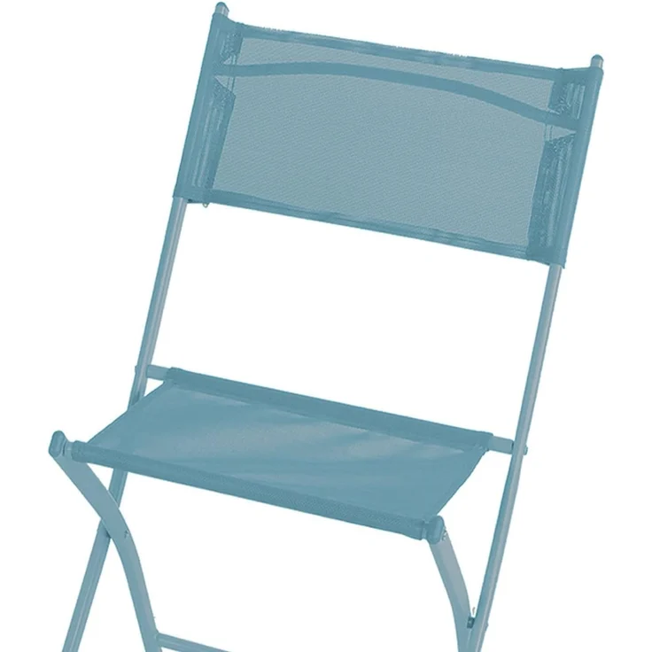 2er Klappstuhl Gartenstuhl Campingstuhl Klappbar klappbar Türkis – Bild 4