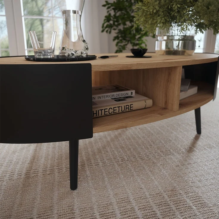 Couchtisch Eiche 120x60 cm Vicco – Bild 4