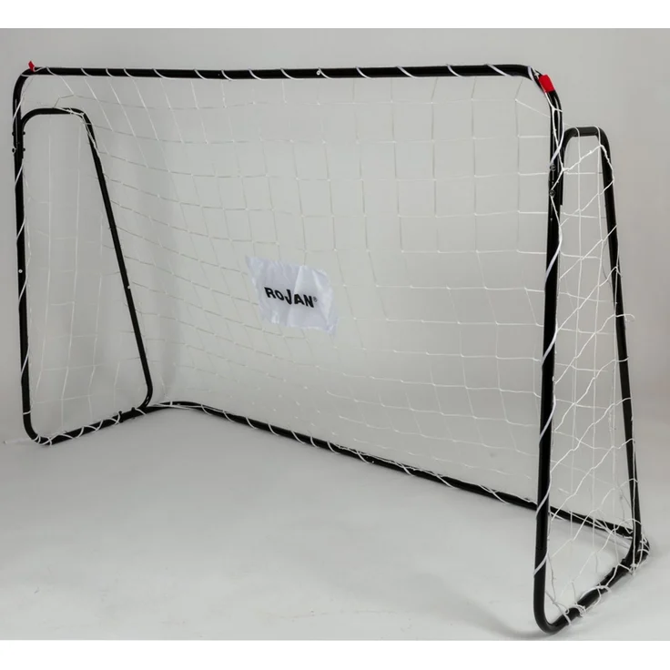ROJAN Fußballtor mit Torwand 180x120x60cm orange Fußball spielen Tor Garten Fussball – Bild 4