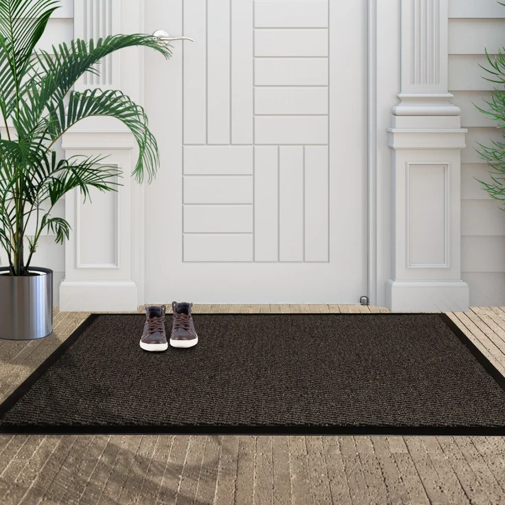 Furni24 Fußmatte - Braun-Schwarz, 90 x 150 cm – Bild 5