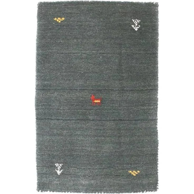 Gabbeh Teppich - Indus »Agra« 350 x 250 cm - grau – Bild 1