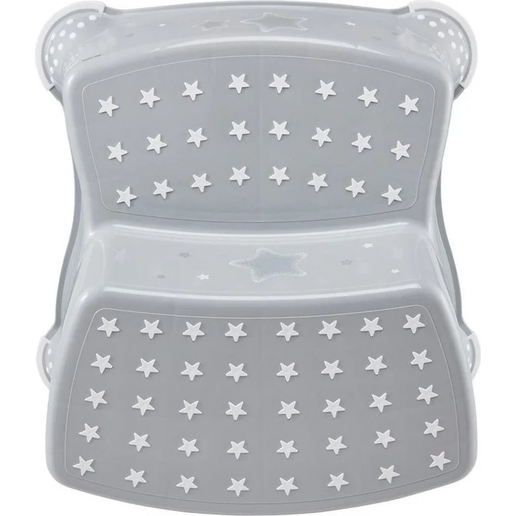 Keeeper Stars Tritthocker Schemel zweistufig mit Anti-Rutschfunktion Cosmic Grey – Bild 2