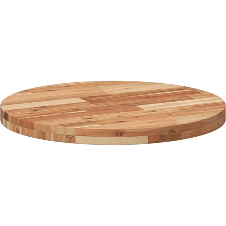 vidaXL Tischplatte Rund Ø60x4 cm Massivholz Akazie 4008702 – Bild 7