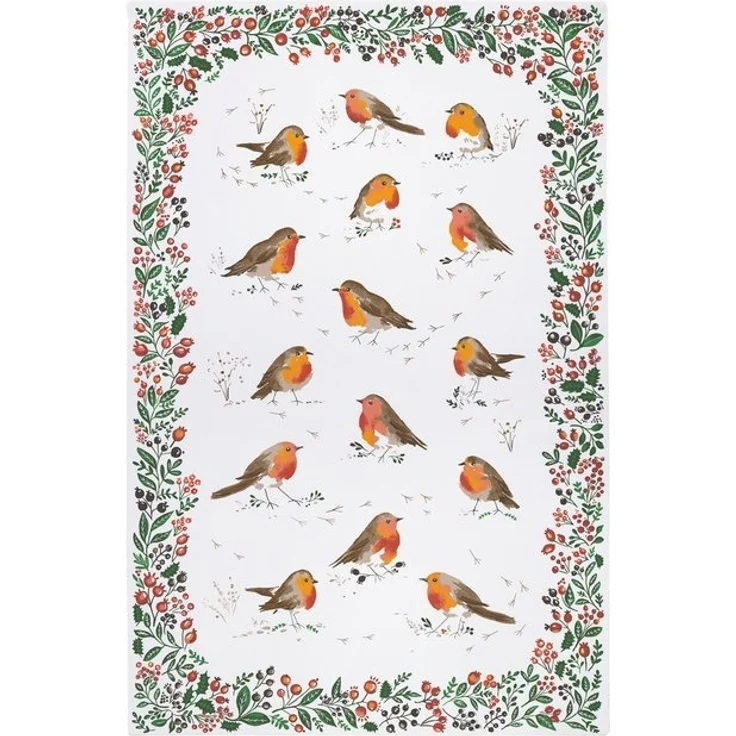 Ulster Weavers Geschirrtuch Robins & Berry Border, (1-tlg, 1-teilig), Küchentuch recycelte Baumwolle 48x74 cm – Bild 2