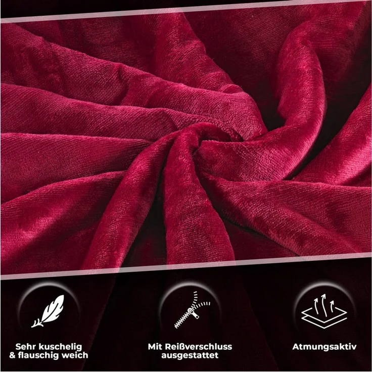 Malika Bettwäsche 200x200 + 2x 80x80 cm Cashmere Touch Bettwäsche, atmungsaktiv, Für Allergiker geeignet, pflegeleicht, angenehm weicher Stoff – Bild 3