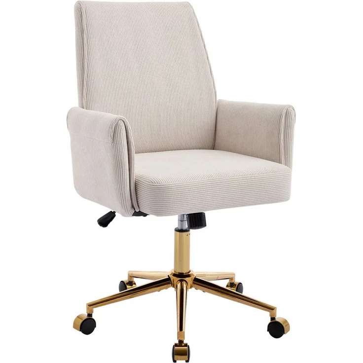 SeedWave Bürostuhl Ergonomisch Cord Drehstuhl mit Wippfunktion, Memory-Schaum Sitzkissen, Höhenverstellbarer Schreibtischstuhl für Büro und Home Office – Bild 1