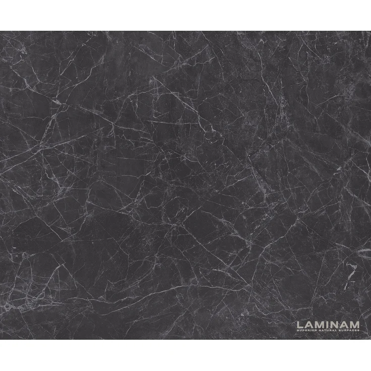 Esstisch Edge Boot 260x120 cm Keramik Laminam® Nero Greco Anthrazit W-Gestell Metall Schwarz – Bild 2