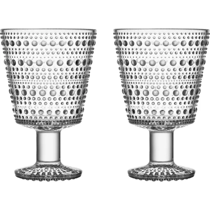 Iittala Kastehelmi Universalglass - 26 cl - Klar - 2 Stück 1051133