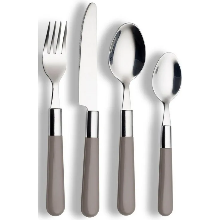 ECHTWERK Besteck-Set Bistro Besteck Set, Campingbesteck (16-tlg), 4 Personen, Edelstahl 18/0, Picknickbesteck