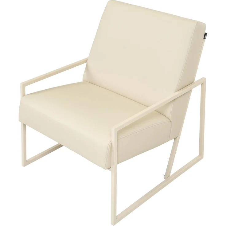 Sessel DELARY Kunstleder Beige – Bild 6