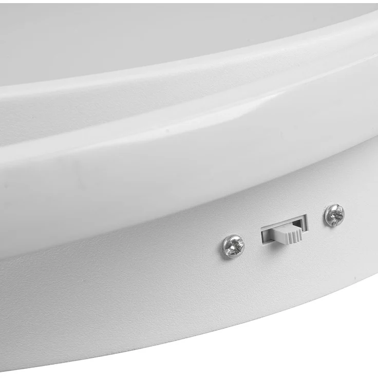 LED Deckenleuchte, weiß-matt, Switch Dimmer, D 48 cm – Bild 9