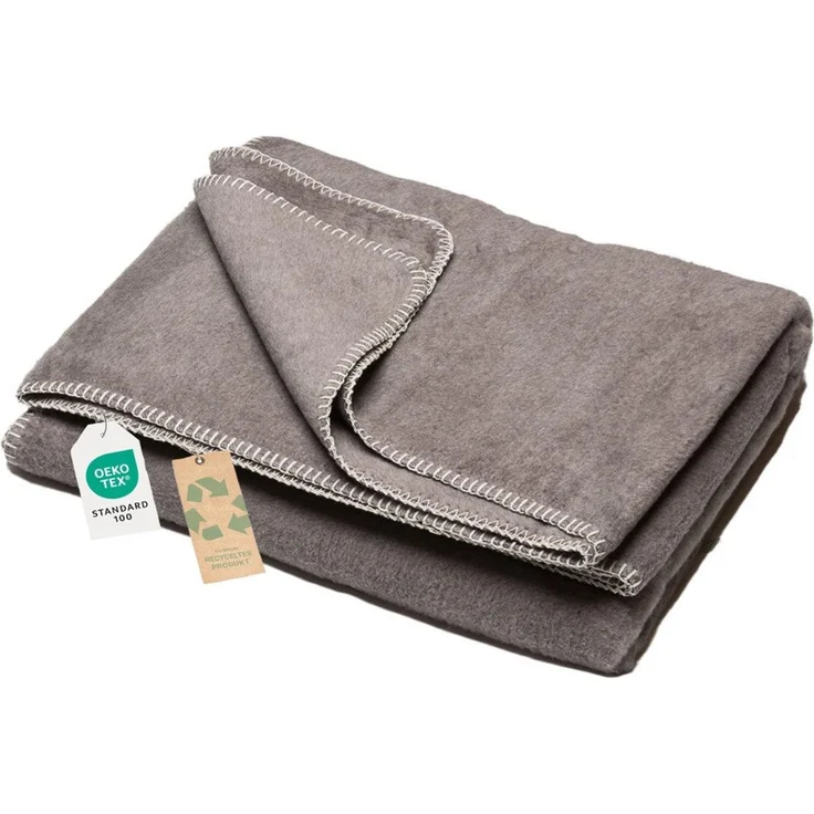 Fussenegger Kuscheldecke Wohndecke Lunara schlamm Schlafdecke 150x200 – Bild 1