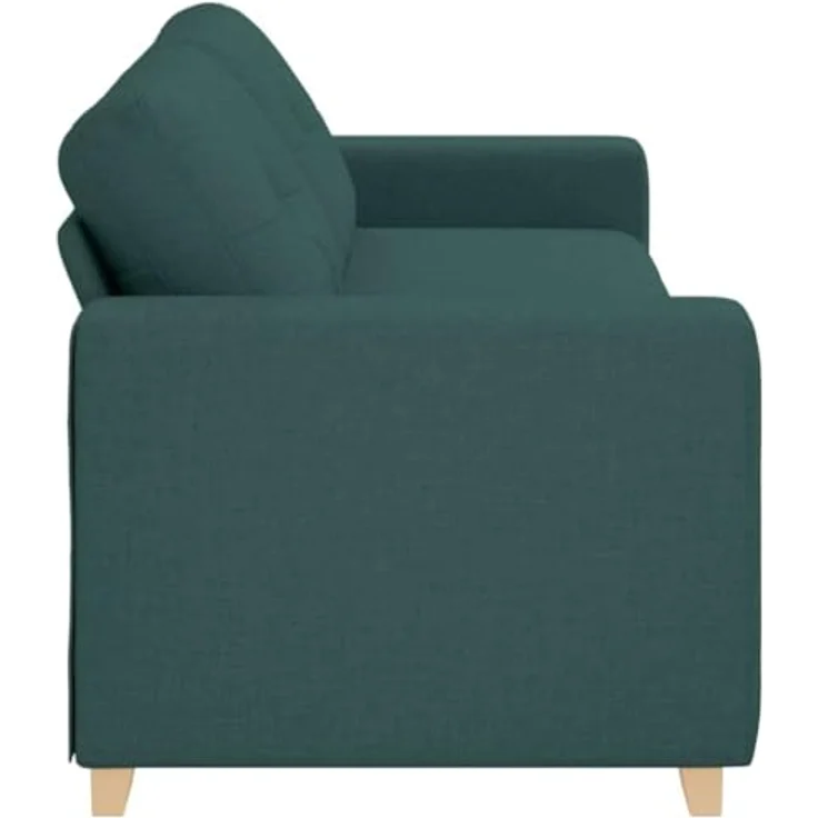 vidaXL 3-Sitzer-Sofa Dunkelgrün 180 cm Stoff 4105093 – Bild 8