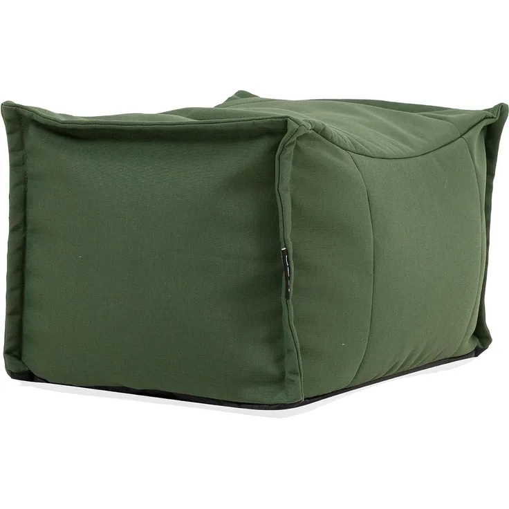 icon Sitzsack Fußhocker aus Olefin „Bud“, mit Füllung, Made in Germany, Sitzhocker, Sitzkissen, Fußstütze, Fußhocker