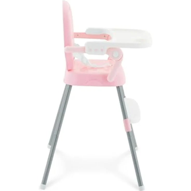 Kikkaboo Kinderhochstuhl 3 in 1 Spoony, niedriger Fütterungsstuhl, Sitzerhöhung rosa – Bild 10