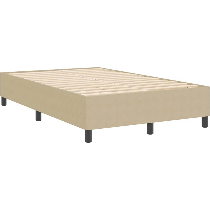 vidaXL Plattformbettgestell Grau-Grün 120 x 200 cm Cordstoff 3337406 – Bild 7