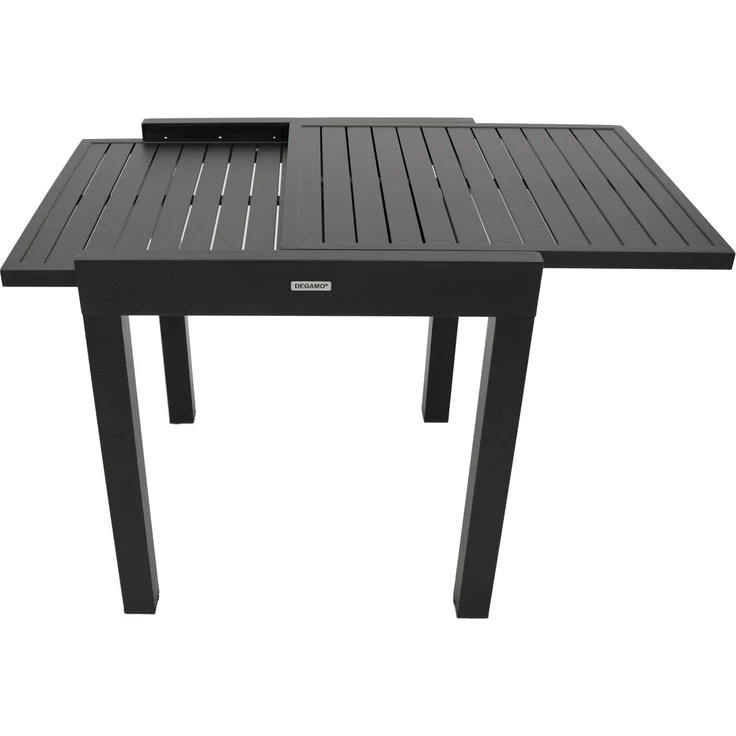 DEGAMO ALCUDIA Balkon-Ausziehtisch, Aluminium, anthrazit, 70/140x70cm – Bild 2