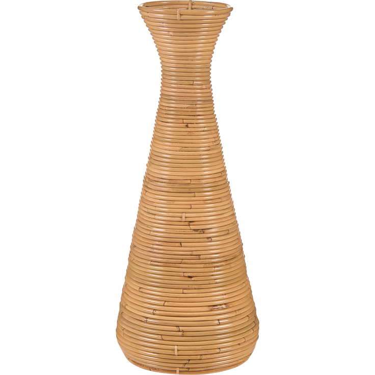 Dekovase NIDRI 70 cm Rattan Naturfarben