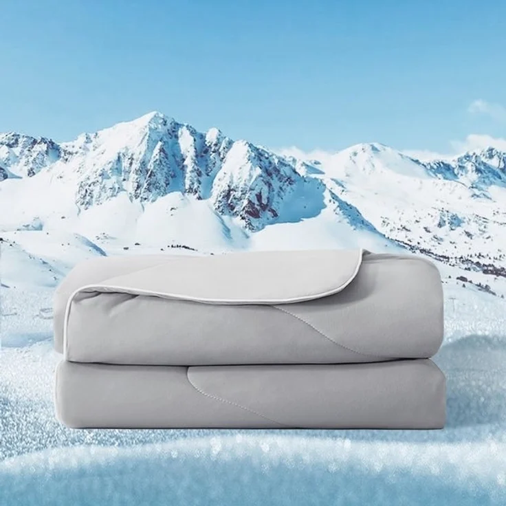 Elemuse Sommerbettdecke Kühldecke Sommerdecke, Selbstkühlende Atmungsaktive Extraleicht Decke, Füllung: 30% Lenzing Tencel und 70% Polyester (63% Polyester und 37% SORONA), Kühlfaser Wohndecke für Sommer, OEKO-TEX® – Bild 4