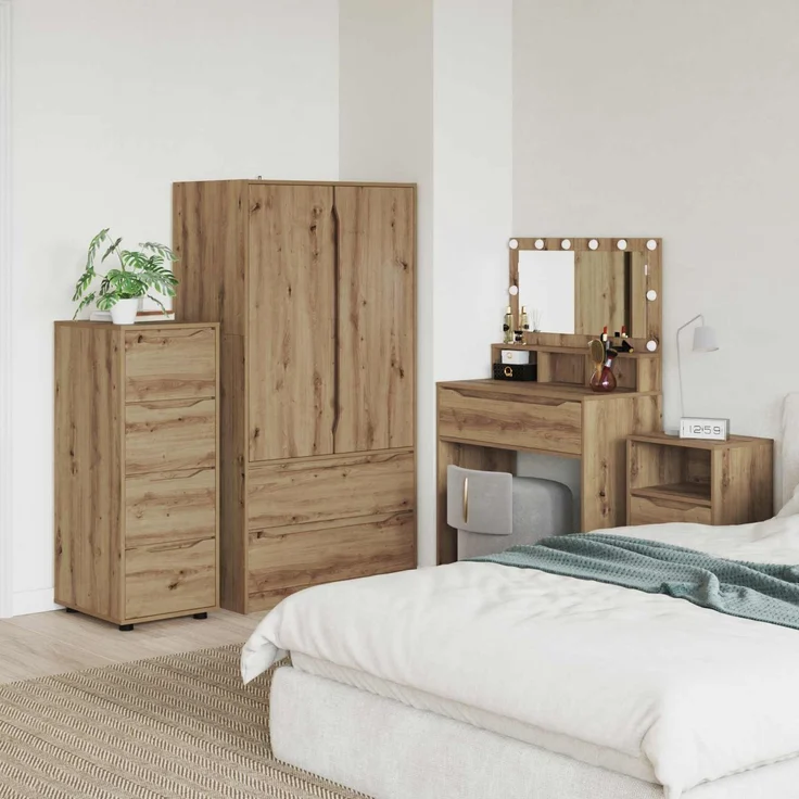 vidaXL Aufbewahrungsschrank 40 x 48 x 105 cm Holzwerkstoff 888906 – Bild 1
