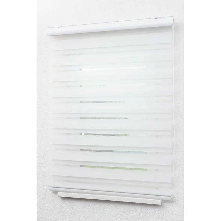 Lysel - Qualitätsdoppelrollo weiß, (B x H) 40cm x 175cm in weiß – Bild 5