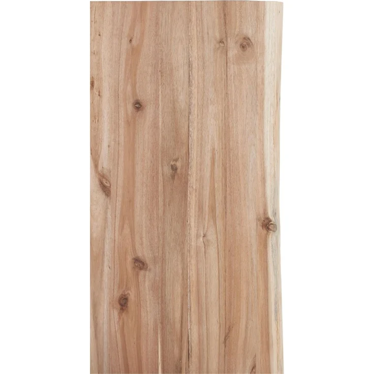 Tischplatte Live Edge Akazie massiv mit natürlicher Kante 200 x 90 x 38 mm – Bild 2