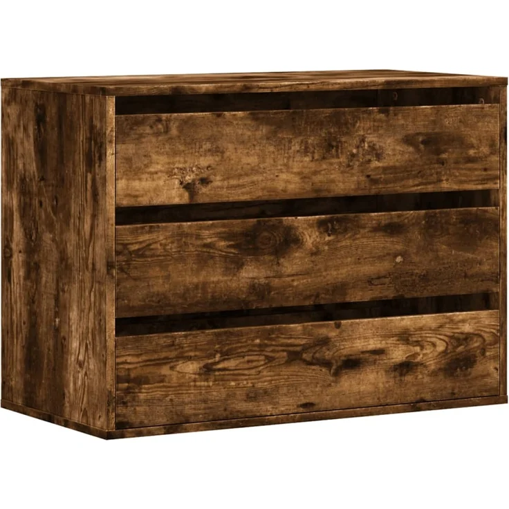 vidaXL Kommode Räuchereiche 80x41x58 cm Holzwerkstoff 852856 – Bild 2