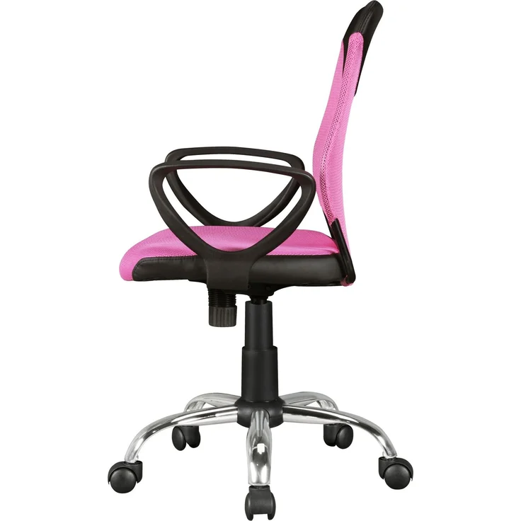 Amstyle Kinderstuhl Schreibtischstuhl TERNI Schwarz Pink mit Armlehnen 45x45x94 cm – Bild 10