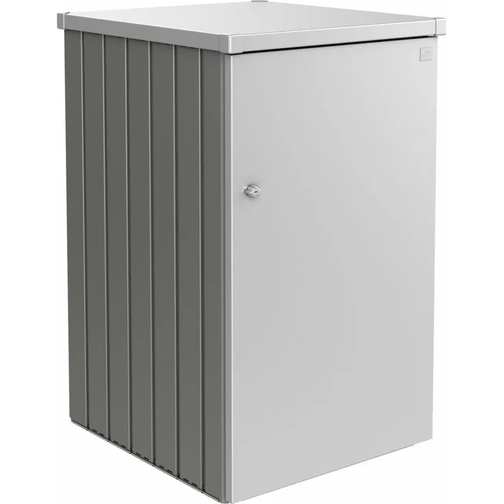 Biohort Mülltonnenbox Alex, quarzgrau-metallic, silber-metallic