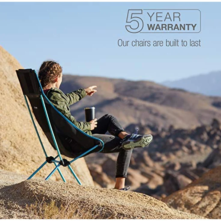 Helinox Sunset Chair | Mit seinem erweiterten Design ist Dieser Stuhl möglicherweise die ultimative Kombination aus Verstaubarkeit, Komfort und Unterstützung (Forest Green) – Bild 3