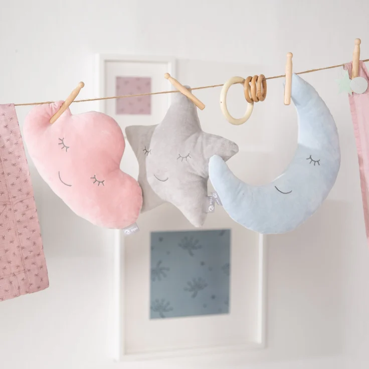 roba Bundle 'Lil Sofa' - Kindersofa - Kindersessel - Dekokissen Wolke - Rosa / Mauve – Bild 4