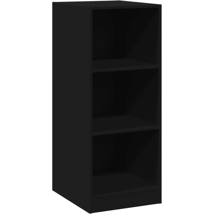vidaXL Kleiderschrank Schwarz 48x41x102 cm Holzwerkstoff 840829 – Bild 3