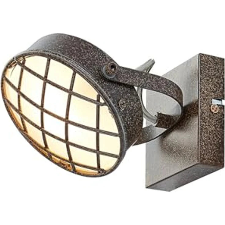 Lindby Strahler Tamin, Vintage Deckenstrahler aus braunem Metall, 1-flammig G9, ideale Spotlampe für Wohnzimmer und Büro – Bild 1