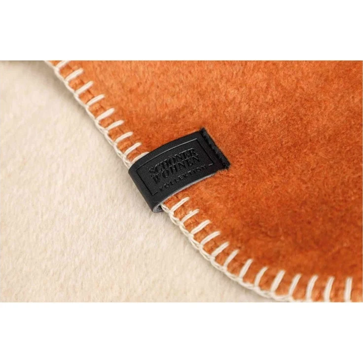 Wohndecke FAVORIT Wohndecke, SCHÖNER WOHNEN-Kollektion, 150 x 200 cm in Terra – Bild 2