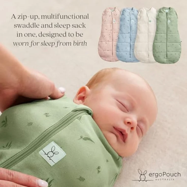 Ergopouch Oatmeal Marle Puckschlafsack - Newborn - – Bild 3