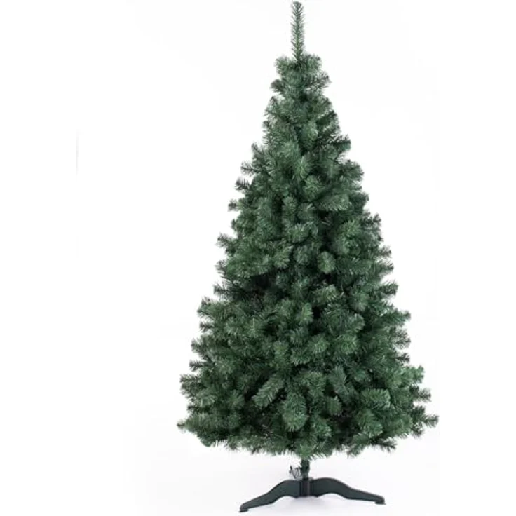 Künstlicher Weihnachtsbaum 220 cm Grün Tannenbaum Christbaum Tanne Unecht Weihnachtsdeko DecoKing Lena – Bild 4