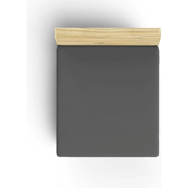 L'essentiel Maison 'Anthracite' Ranforce Queen Spannbettlaken (DE), Anthrazit, 200+30 x 150 cm – Bild 1